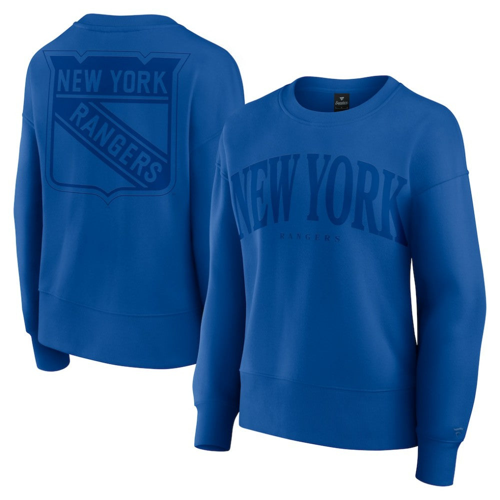 New York Rangers Fanatics Women's Elements Flow Pullover Sweatshirt - Royal - NHL 201059077