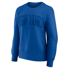 New York Rangers Fanatics Women's Elements Flow Pullover Sweatshirt - Royal - NHL 201059077
