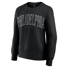 Philadelphia Flyers Fanatics Women's Elements Flow Pullover Sweatshirt - Black - NHL 201059089