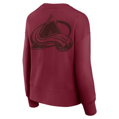 Colorado Avalanche Fanatics Women's Elements Flow Pullover Sweatshirt - Burgundy - NHL 201059095