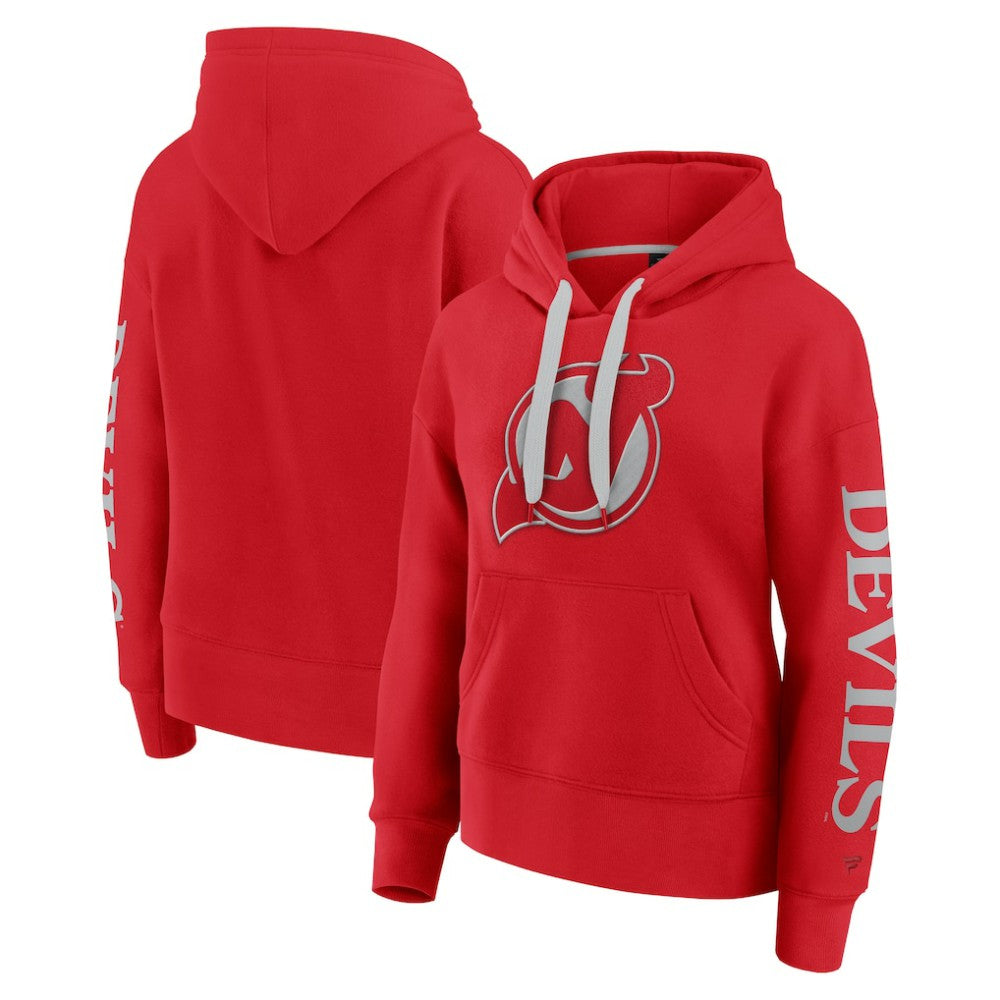 New Jersey Devils Fanatics Women's Elements Next Pullover Hoodie - Red - NHL 201059112