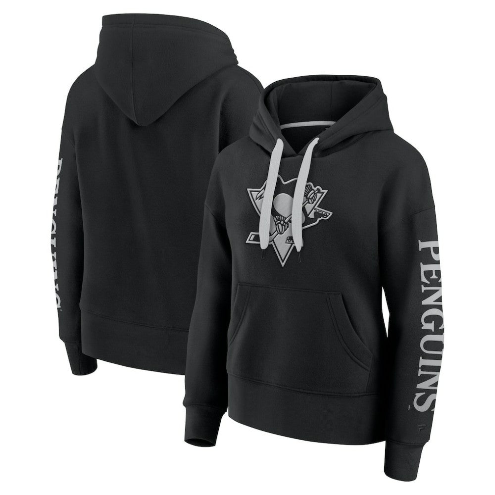Pittsburgh Penguins Fanatics Women's Elements Next Pullover Hoodie - Black - NHL 201059118