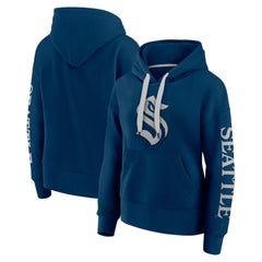 Seattle Kraken Fanatics Women's Elements Next Pullover Hoodie - Deep Sea Blue - NHL 201059120