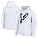 Columbus Blue Jackets Starter Color Scratch Fleece Pullover Hoodie - White - NHL 201059177