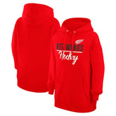 Detroit Red Wings G-III 4Her by Carl Banks Women's Team Fleece Pullover Hoodie - Red - NHL 201059305