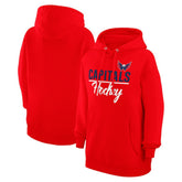 Washington Capitals G-III 4Her by Carl Banks Women's Team Fleece Pullover Hoodie - Red - NHL 201059314