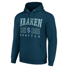 Seattle Kraken Starter Graphic Pullover Hoodie - Deep Sea Blue - NHL 201059338