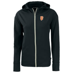 San Francisco Giants Cutter & Buck Women's City Connect Daybreak Eco Recycled Full-Zip Hoodie - Black - MLB Discount