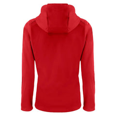 Los Angeles Angels Cutter & Buck Women's City Connect Evoke Eco Softshell Recycled Full-Zip Hoodie Jacket - Red - MLB Sale