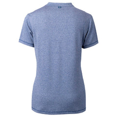 Chicago Cubs Cutter & Buck Women's City Connect Forge Heathered Stretch Blade Top - Heather Navy - MLB Online