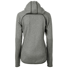 San Francisco Giants Cutter & Buck Women's City Connect Mainsail Full-Zip Hooded Jacket - Heather Gray - MLB Lifestyle