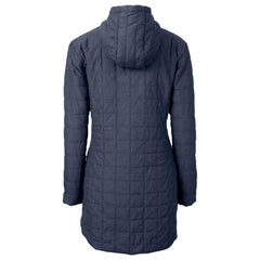 Chicago Cubs Cutter & Buck Women's City Connect Rainier PrimaLoft Eco Insulated Hooded Long Coat - Anthracite - MLB Online