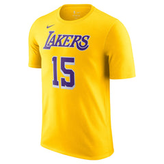 Austin Reaves Los Angeles Lakers Icon Edition Name & Number T-Shirt Gold | Nike US