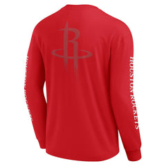Houston Rockets Elements Strive Long Sleeve T-Shirt Red | Fanatics Lifestyle