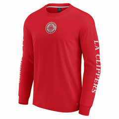 LA Clippers Elements Strive Long Sleeve T-Shirt Red | Fanatics for sale
