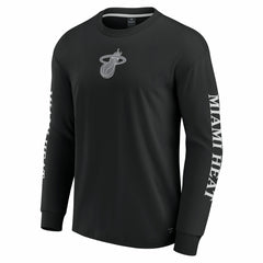 Miami Heat Elements Strive Long Sleeve T-Shirt Black | Fanatics Lifestyle