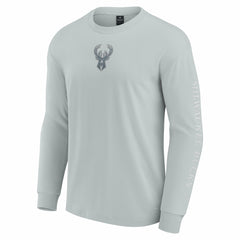 Milwaukee Bucks Elements Strive Long Sleeve T-Shirt Gray | Fanatics online