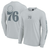 Philadelphia 76ers Elements Strive Long Sleeve T-Shirt Gray | Fanatics online