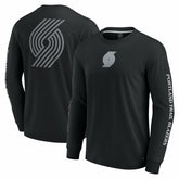 Portland Trail Blazers Elements Strive Long Sleeve T-Shirt Black | Fanatics online