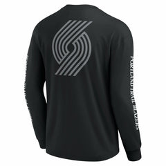 Portland Trail Blazers Elements Strive Long Sleeve T-Shirt Black | Fanatics online