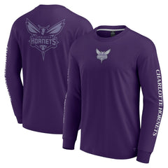 Charlotte Hornets Elements Strive Long Sleeve T-Shirt Purple | Fanatics Near Me