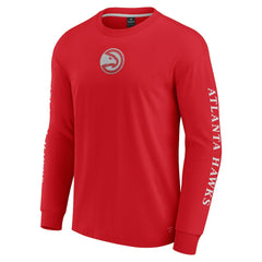 Atlanta Hawks Elements Strive Long Sleeve T-Shirt Red | Fanatics US