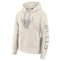 Chicago Bulls Women's Elements Next Pullover Hoodie Cream | Fanatics US