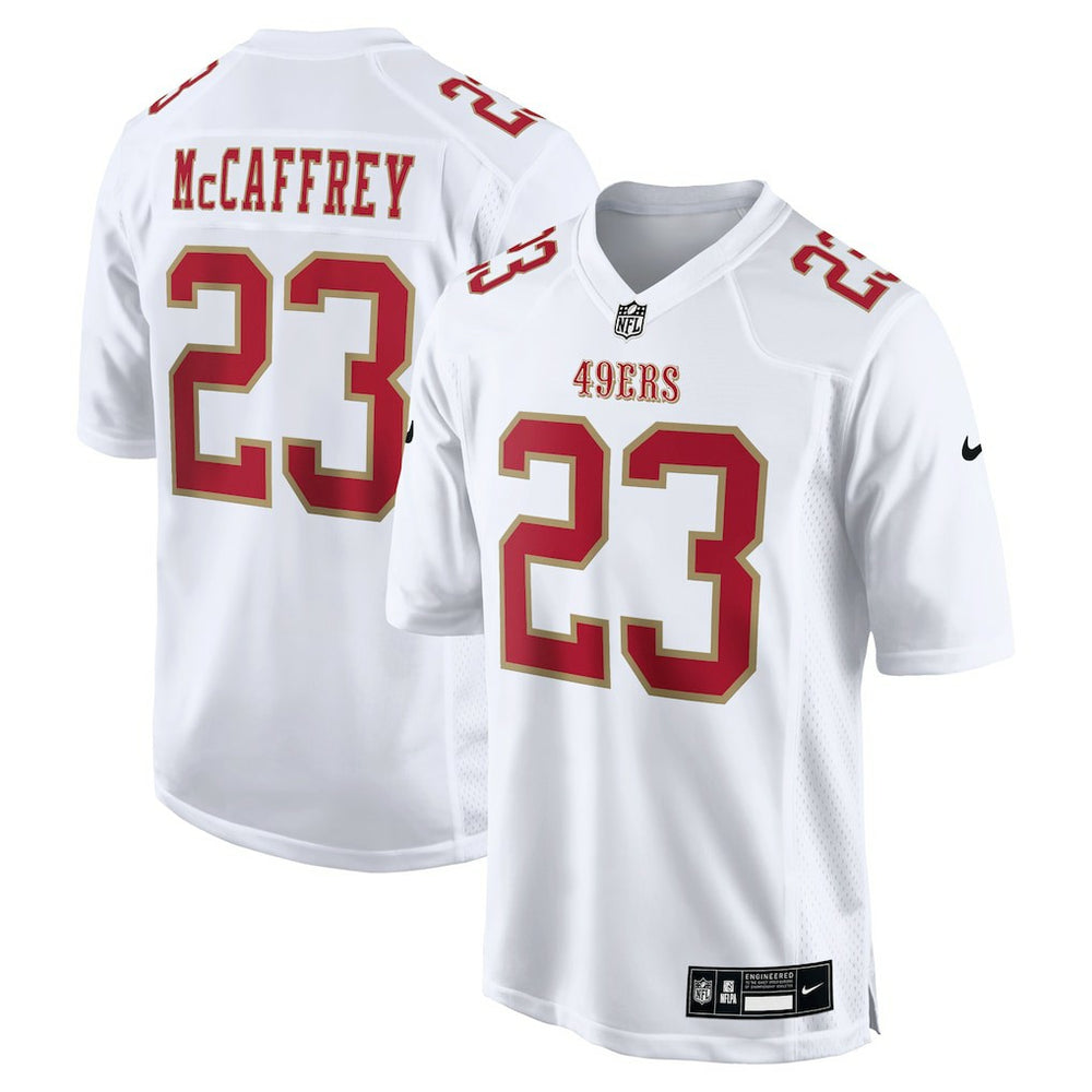 Nike Christian McCaffrey San Francisco 49ers Fashion Game Jersey White