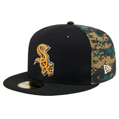 Chicago White Sox New Era Digi Camo 59FIFTY Fitted Hat - Black - New Era Discount