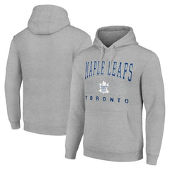 Toronto Maple Leafs Starter Retro Graphic Pullover Hoodie - Heather Gray - NHL 201066225