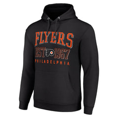 Philadelphia Flyers Starter Retro Graphic Pullover Hoodie - Black - NHL 201066241