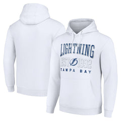 Tampa Bay Lightning Starter Graphic Pullover Hoodie - White - NHL 201066296