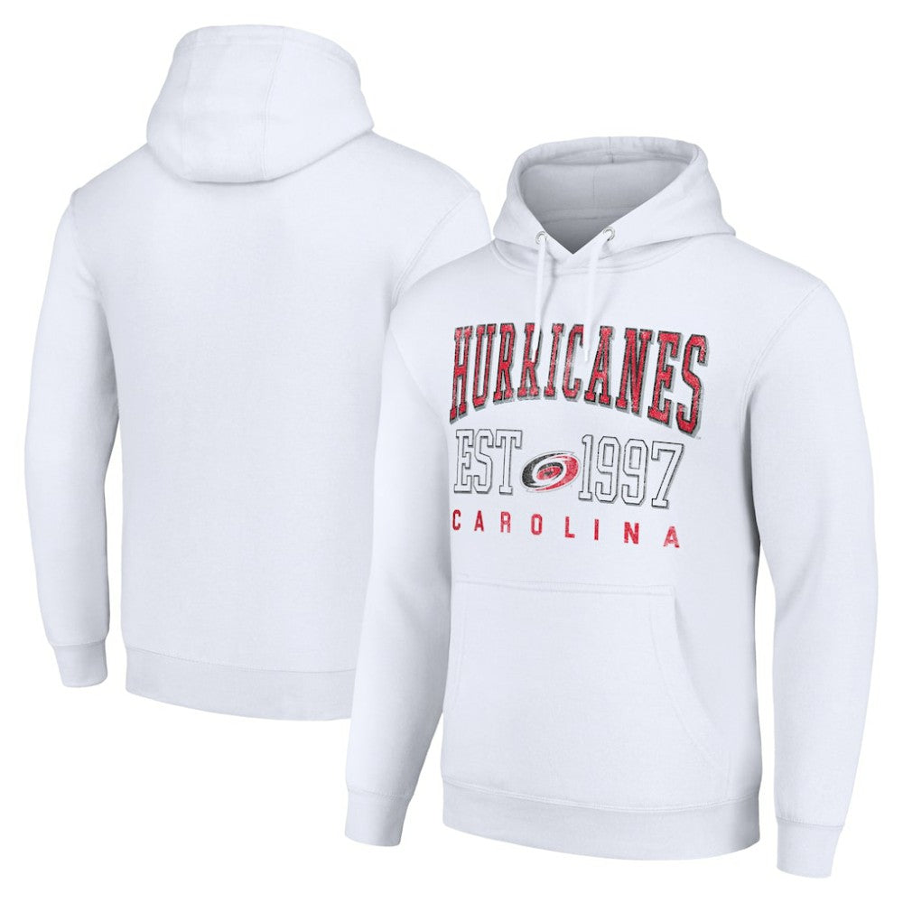 Carolina Hurricanes Starter Graphic Pullover Hoodie - White - NHL 201066298