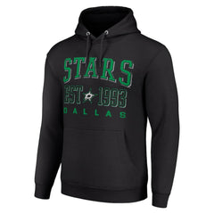 Dallas Stars Starter Graphic Pullover Hoodie - Black - NHL 201066300
