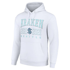 Seattle Kraken Starter Graphic Pullover Hoodie - White - NHL 201066303
