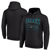 San Jose Sharks Starter Graphic Pullover Hoodie - Black - NHL 201066305