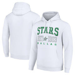Dallas Stars Starter Graphic Pullover Hoodie - White - NHL 201066312