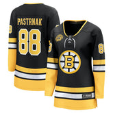 David Pastrnak Boston Bruins Fanatics Women's 100th Anniversary Breakaway Jersey - Black - NHL 201066492