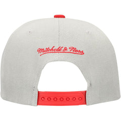 Philadelphia Phillies Mitchell & Ness Knock Out Panel Snapback Hat - Gray - Mitchell & Ness Discount