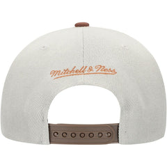 San Diego Padres Mitchell & Ness Knock Out Panel Snapback Hat - Gray/Brown - Mitchell & Ness on Sale
