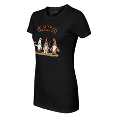 San Francisco Giants Tiny Turnip Women's Gnomes T-Shirt - Black - MLB Discount