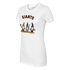 San Francisco Giants Tiny Turnip Women's Gnomes T-Shirt - White - MLB on Sale