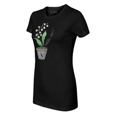 Chicago White Sox Tiny Turnip Women's Lilies & Ladybugs T-Shirt - Black - MLB Online