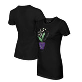 Colorado Rockies Tiny Turnip Women's Lilies & Ladybugs T-Shirt - Black - MLB on Sale