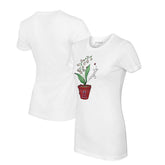 Los Angeles Angels Tiny Turnip Women's Lilies & Ladybugs T-Shirt - White - MLB Lifestyle