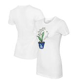 Los Angeles Dodgers Tiny Turnip Women's Lilies & Ladybugs T-Shirt - White - MLB Sale