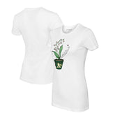 Athletics Tiny Turnip Women's Lilies & Ladybugs T-Shirt - White - MLB Online