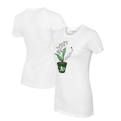 Athletics Tiny Turnip Women's Lilies & Ladybugs T-Shirt - White - MLB Online