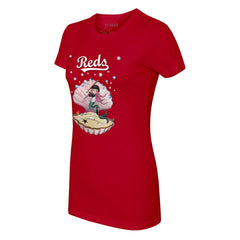 Cincinnati Reds Tiny Turnip Women's Mermaid T-Shirt - Red - MLB on Sale