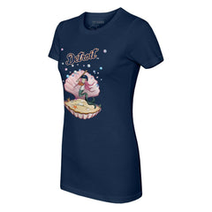 Detroit Tigers Tiny Turnip Women's Mermaid T-Shirt - Navy - MLB Online